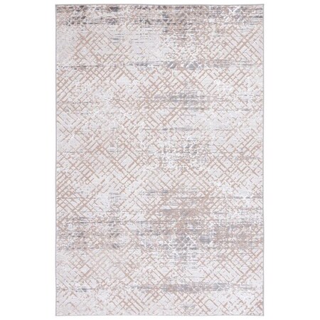 Safavieh 9 x 12 ft. Amelia Contemporary Power Loomed Rectangle Rug Grey & Beige ALA275J-9